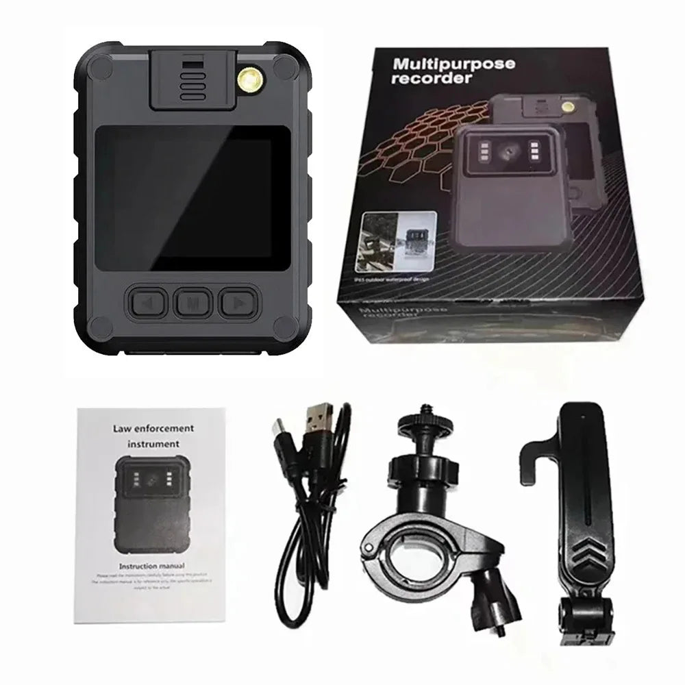 1080P HD WiFi Body Camera With IR Night Vision Clip