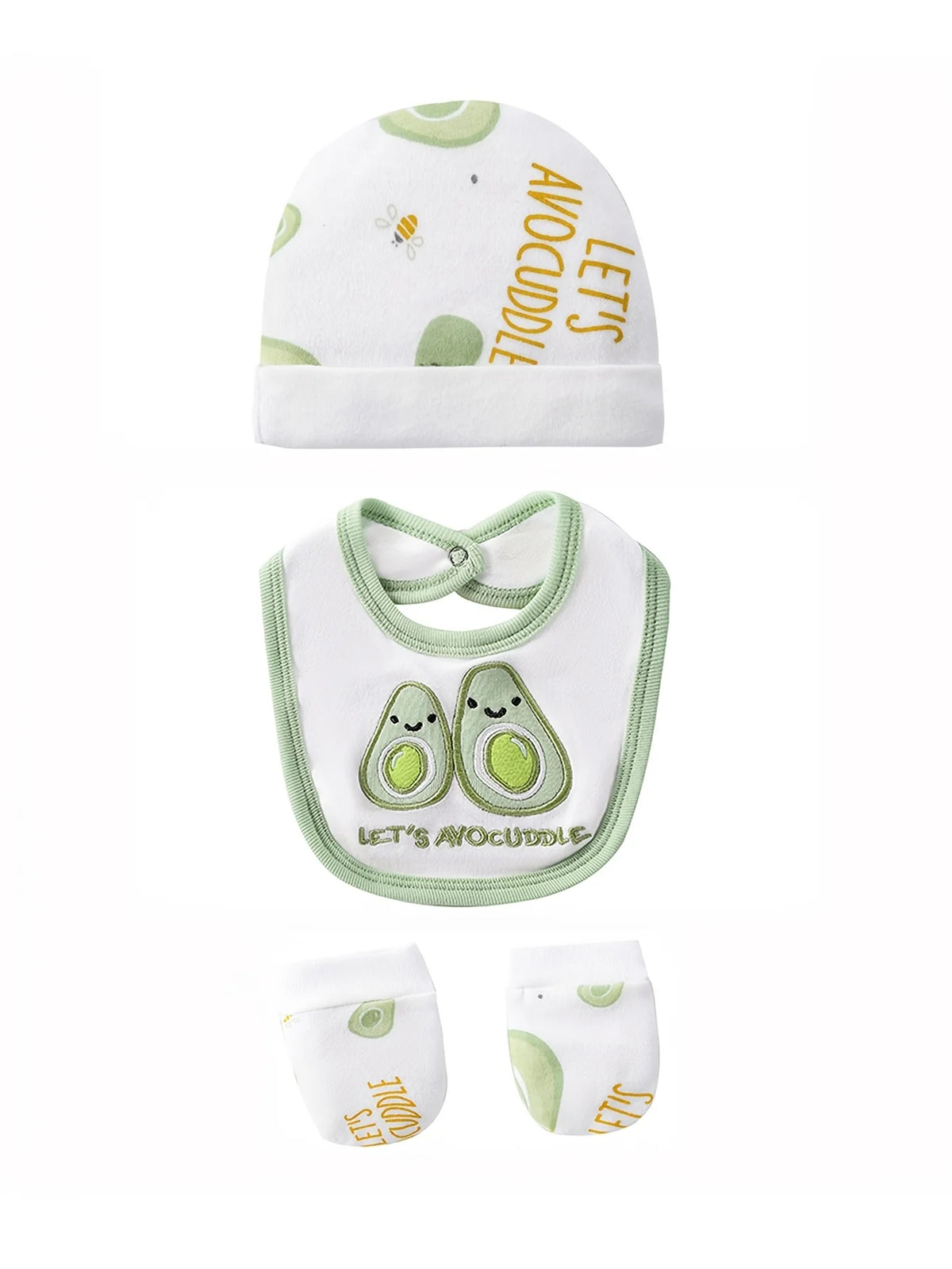 100 Cotton Newborn Baby Set Bodysuit Romper With Hat