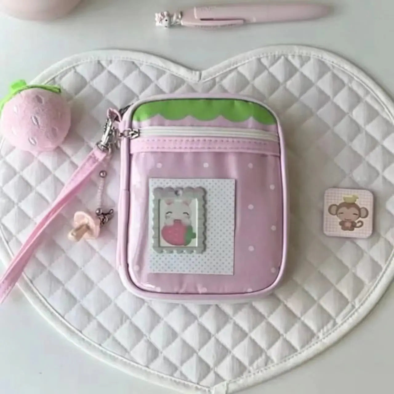 Transparent Window Kawaii Itabag For Anime Badges And Photocards