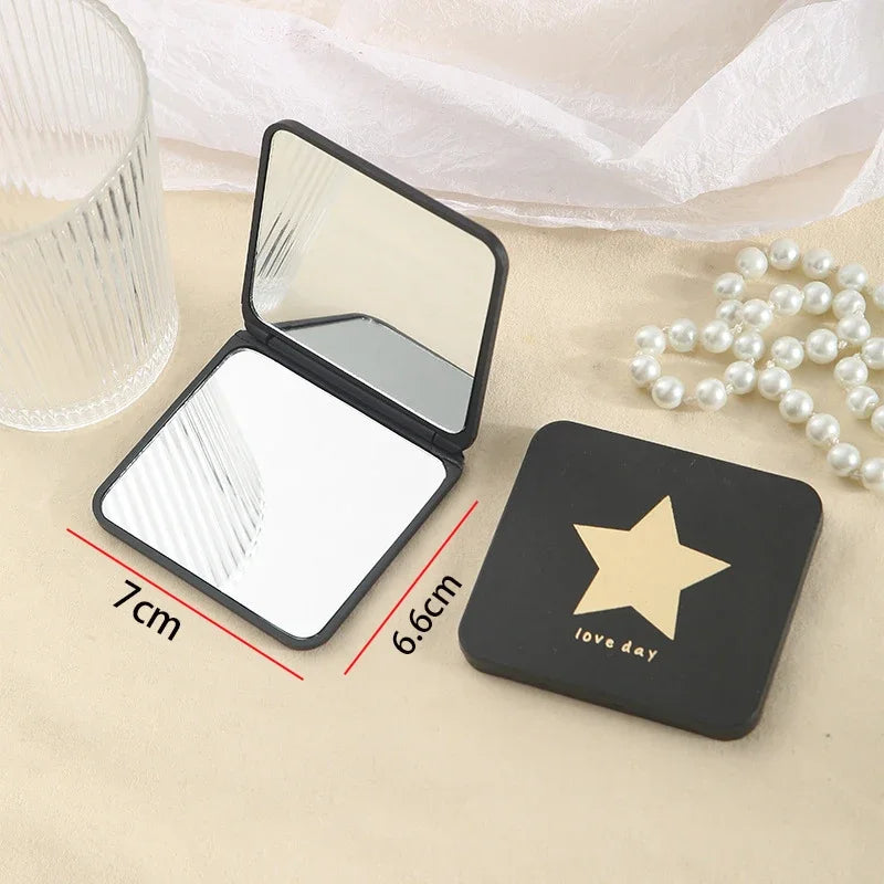 Portable Folding Makeup Mirror For Office And Travel Use