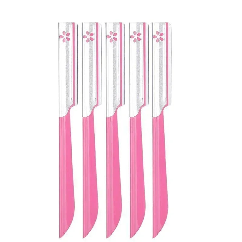 Ruzofo 5 Piece Eyebrow Epilator Set With Steel Blade Trimmer