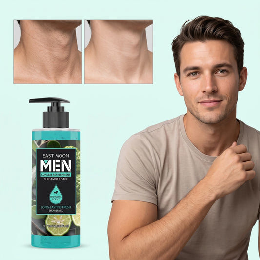 East Moon Bergamot Sage Men Deep Cleansing Shower Gel
