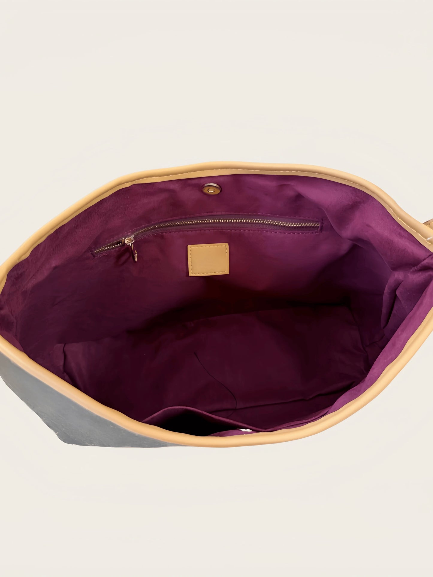 Oversized Square Messenger Bag For Women With Magnetic Buckle