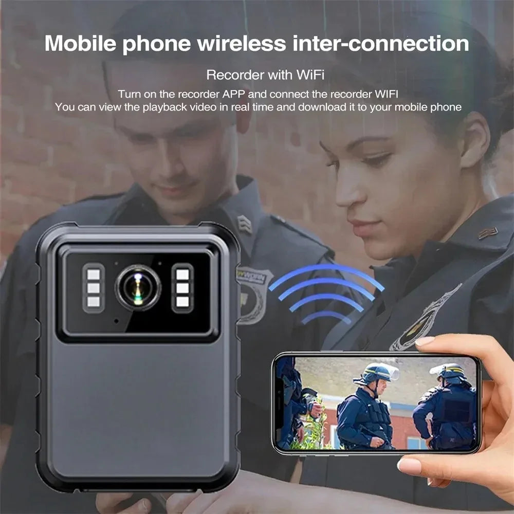 1080P HD WiFi Body Camera With IR Night Vision Clip
