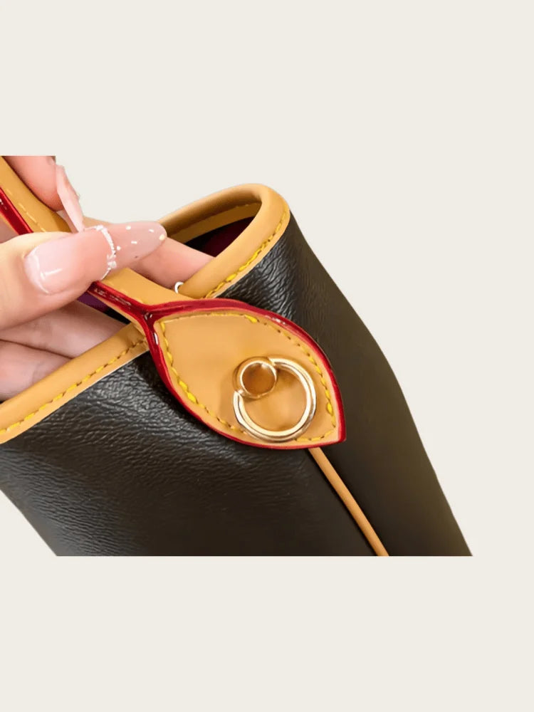 Oversized Square Messenger Bag For Women With Magnetic Buckle