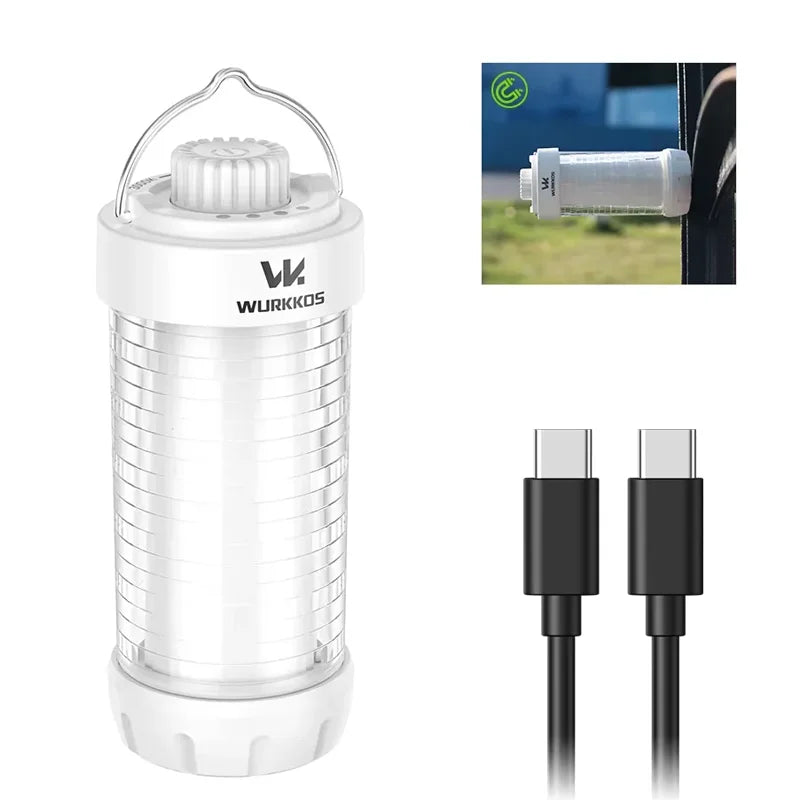 Wurkkos CL01 Mini RGB Rechargeable Flashlight Power Bank 550 Lumens