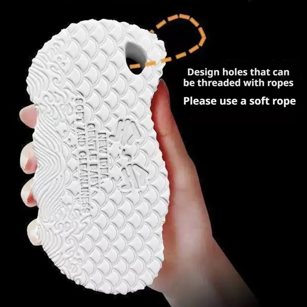3D Magic Children Bath Sponge Body Exfoliating Shower Massager