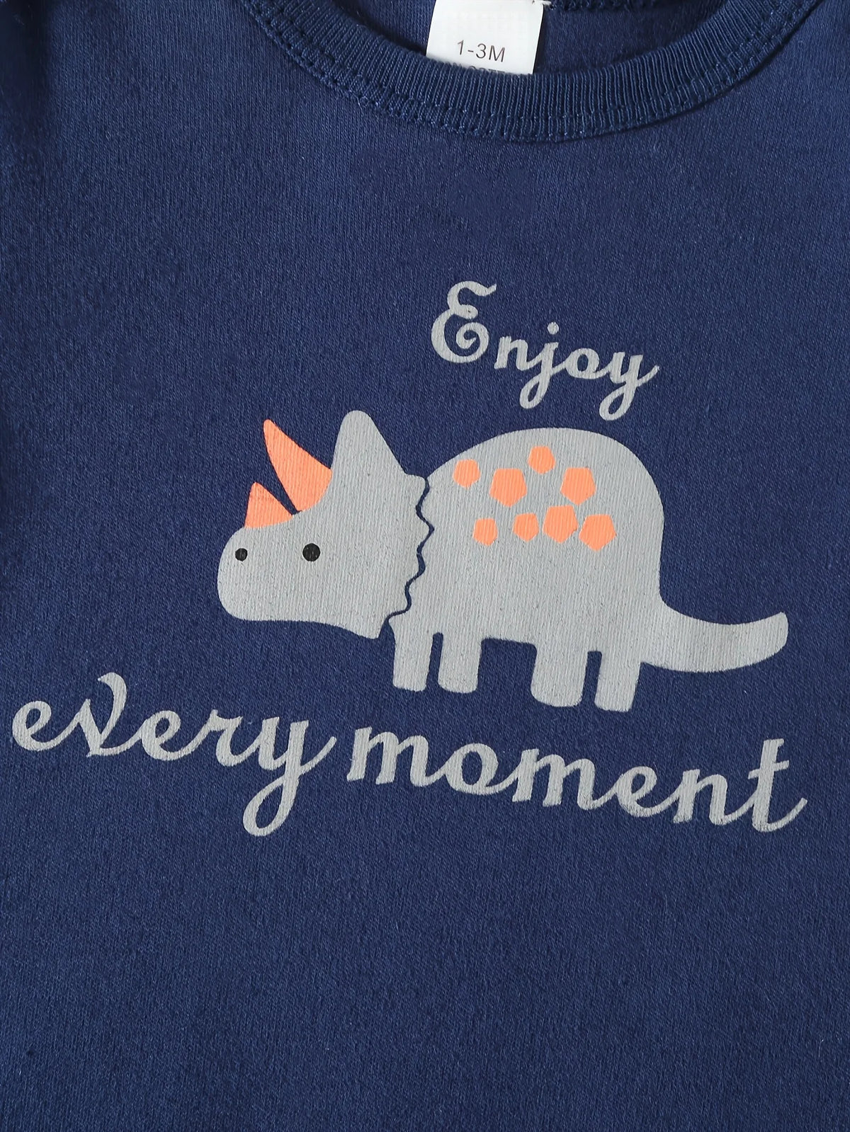 5pcs Baby Boy Dinosaur Romper Short Sleeve Onesies Soft Cotton