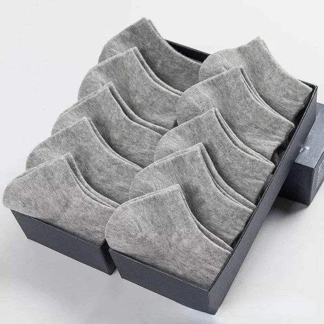 Breathable Cotton Ankle Socks Low Cut Sports Casual 10 Pack