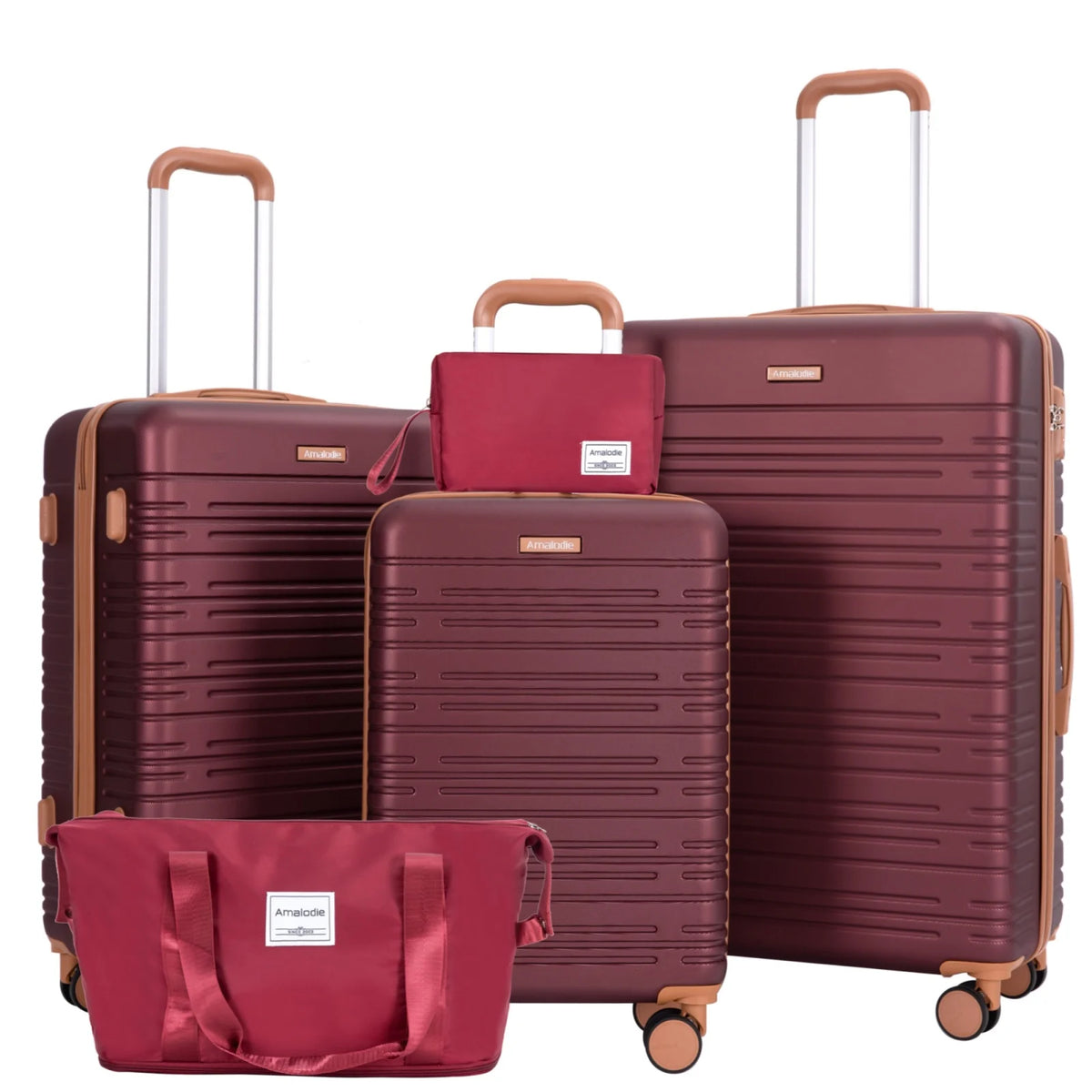 Travelhouse ABS Hard Case Luggage Set TSA Lock Spinner Wheels