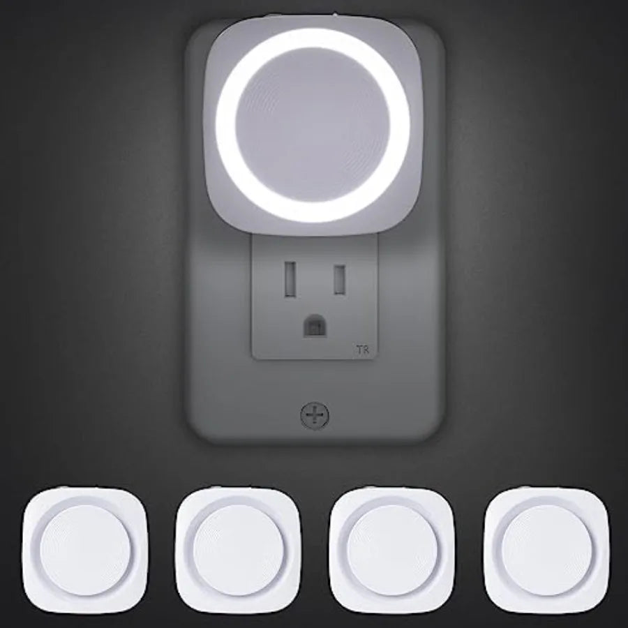 Four Pack Auto Dimmable Night Lights With Dust To Dawn Sensor