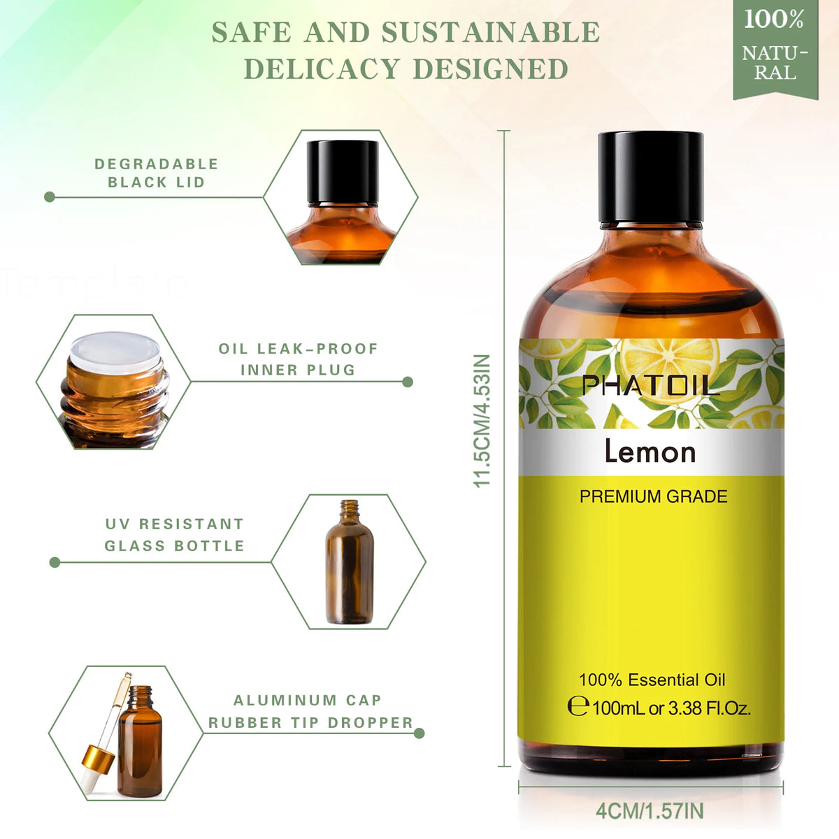 Phatoil Pure Natural Essential Oils For Skin Care And Aromatherapy