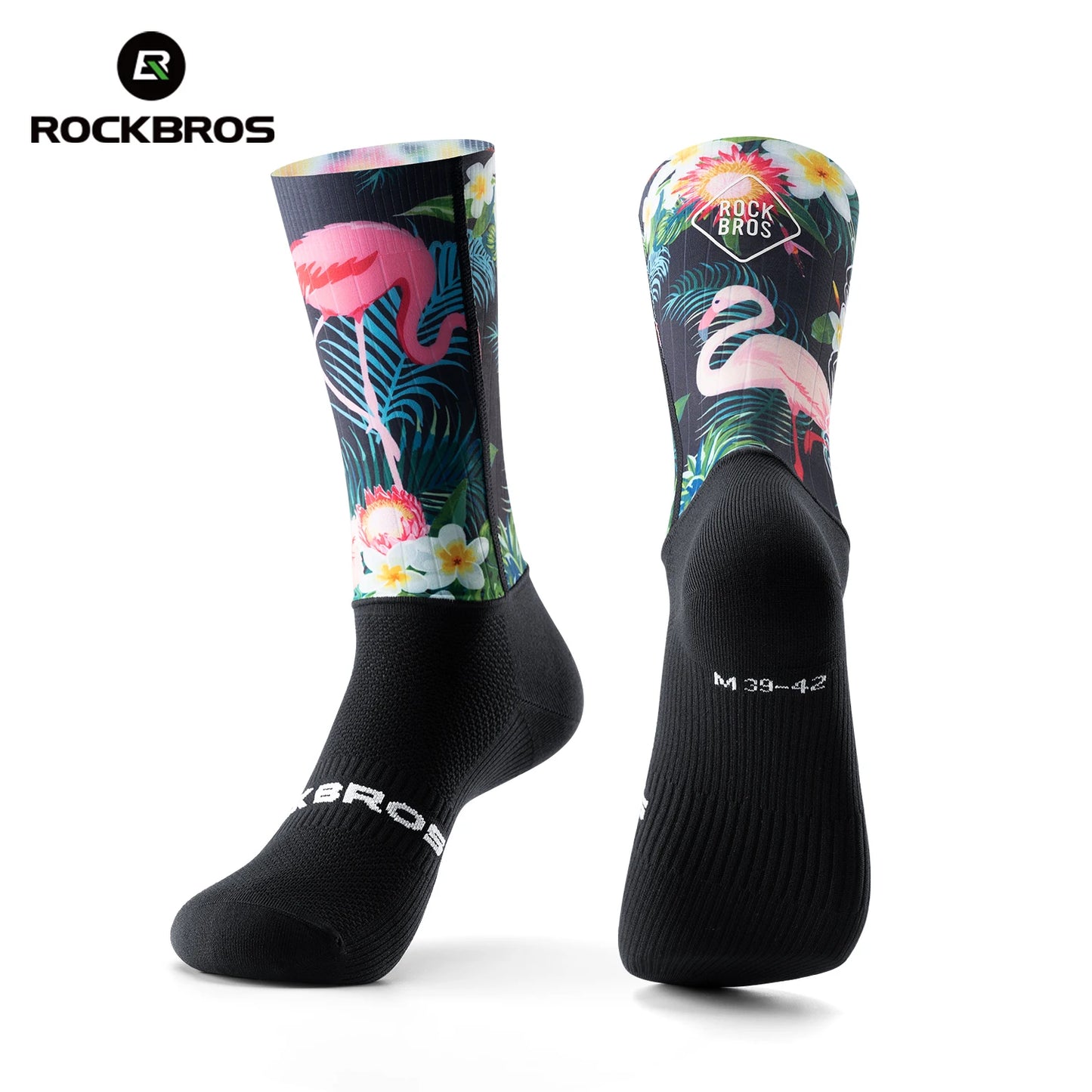 Rockbros Lightweight Cycling Aero Socks Breathable Athletic Performance Sock