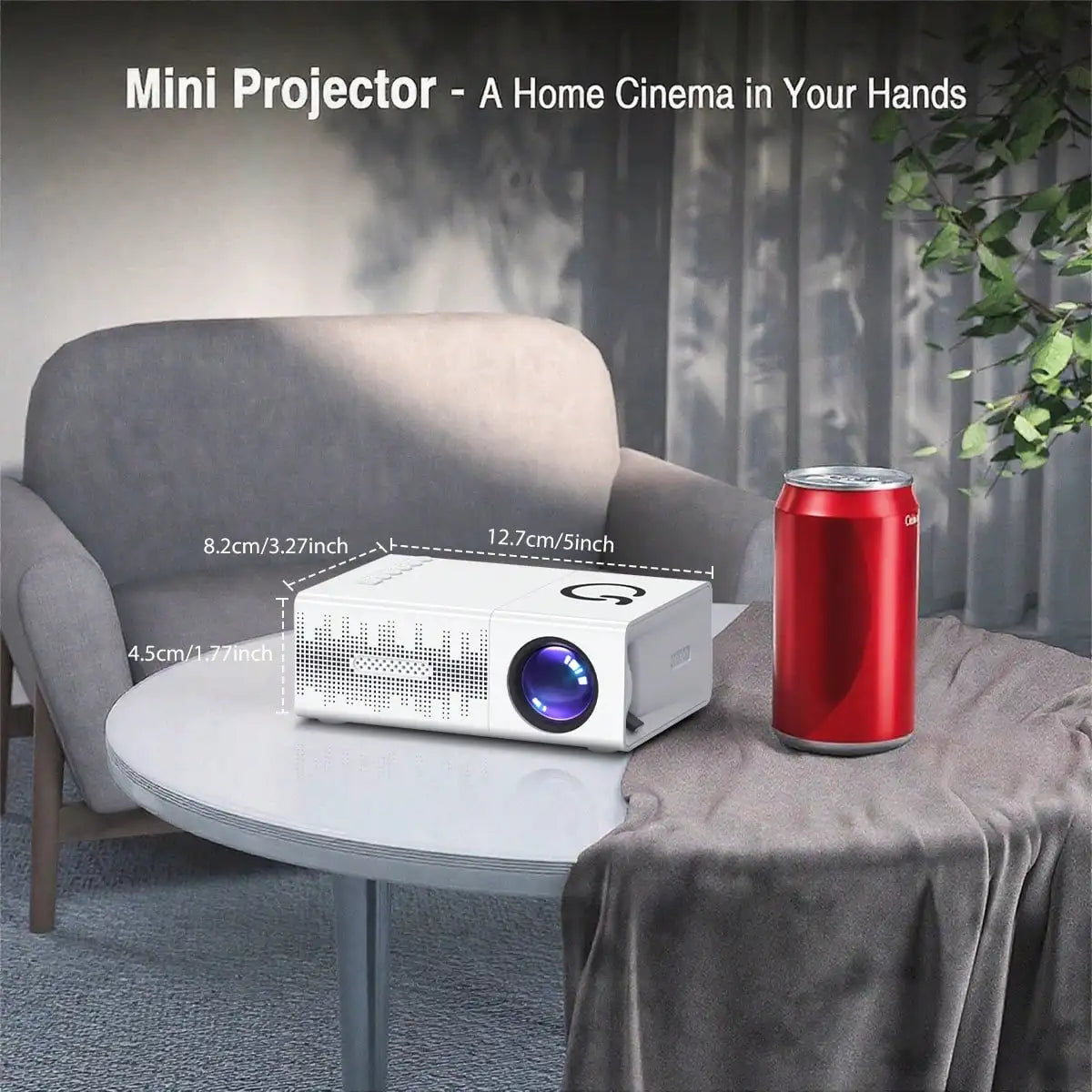 Portable Mini Projector Including Remote And Usb Interface