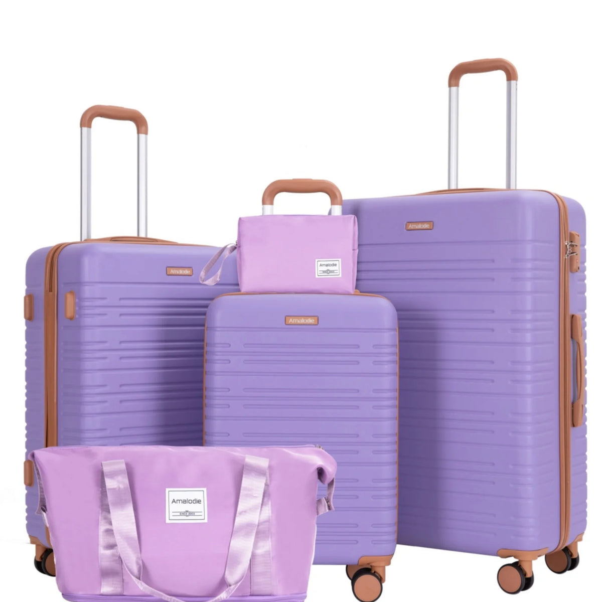 Travelhouse ABS Hard Case Luggage Set TSA Lock Spinner Wheels