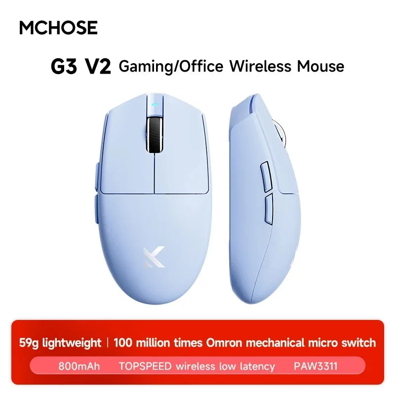 Mchose G3 V2 Wireless Gaming Mouse Pixart 3311 Three Mode