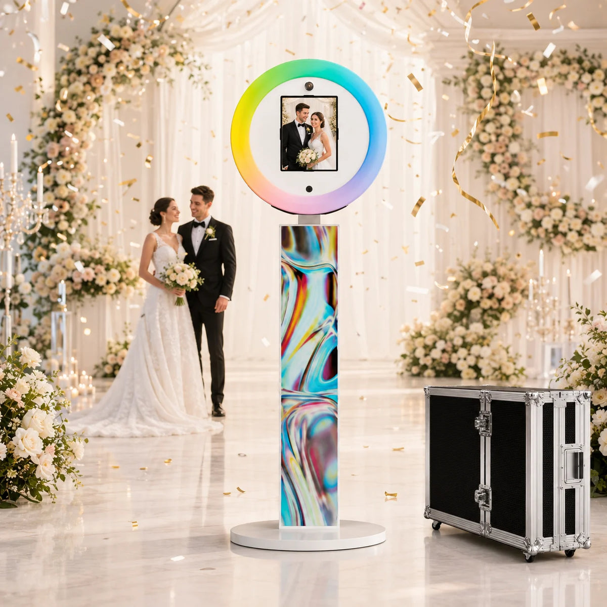 Portable iPad Video Photobooth With Remote App Control For Business
