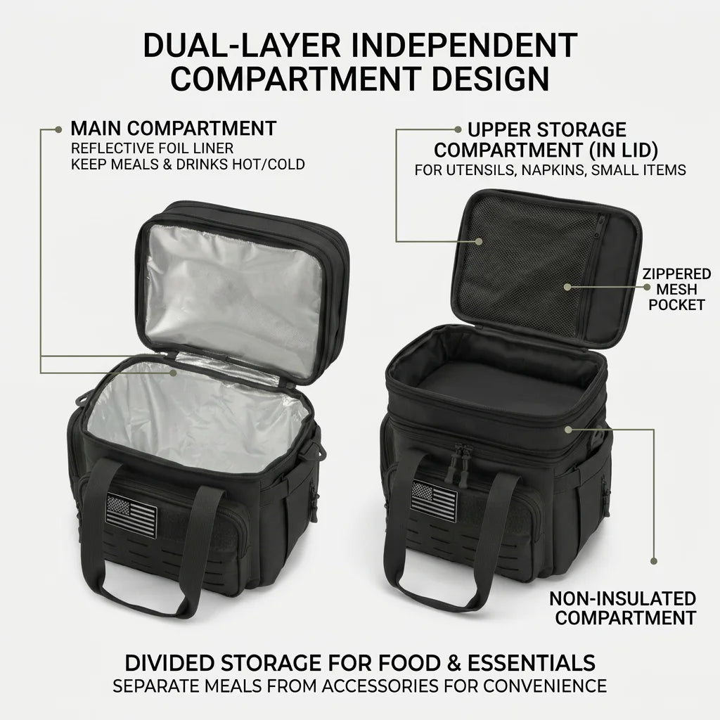 ReFire Gear Insulated Tactical Lunch Bag For Daily Travel
