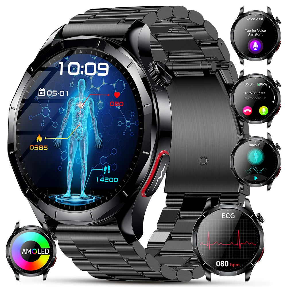 Marsyu Integrated Health Smartwatch Supporting Ecg And Ppg Monitoring