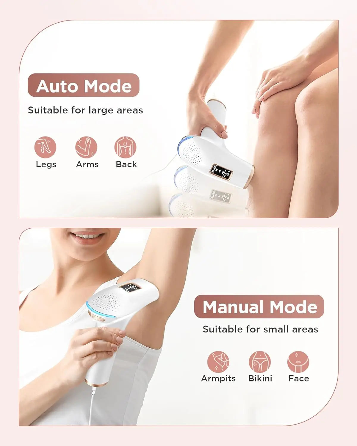 JooYee IPL Hair Removal Epilator For Safe Permanent Face And Body Use