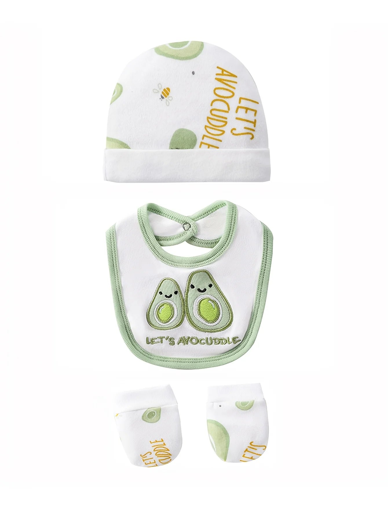 100 Cotton Newborn Baby Set Bodysuit Romper With Hat