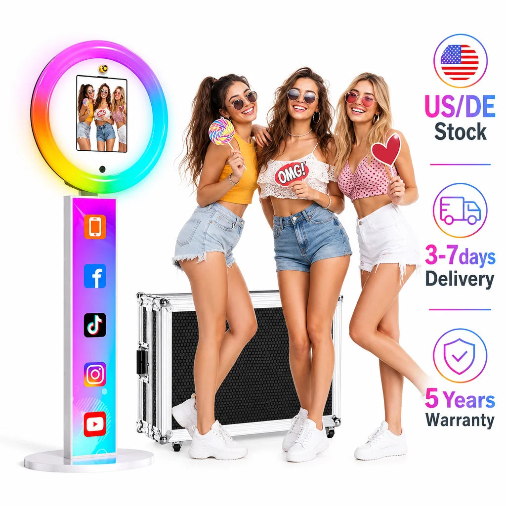 Portable iPad Video Photobooth With Remote App Control For Business