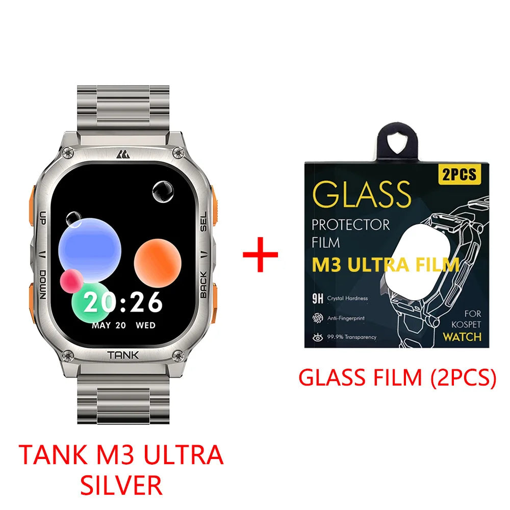 KOSPET Tank M3 Ultra Gps Smartwatch With Amoled Display