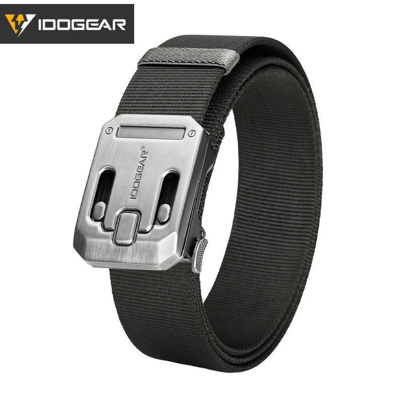 Idogear Mens Ratchet Belt Featuring Durable Slide Buckle Design