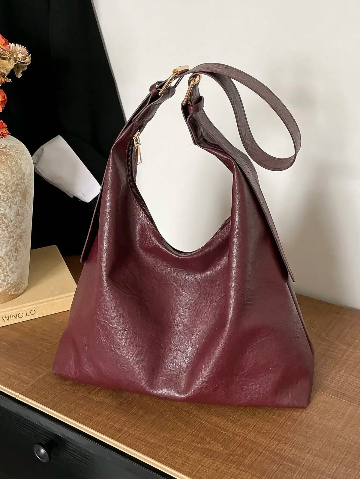 Square Denim Women Crossbody Tote Bag With Large Capacity