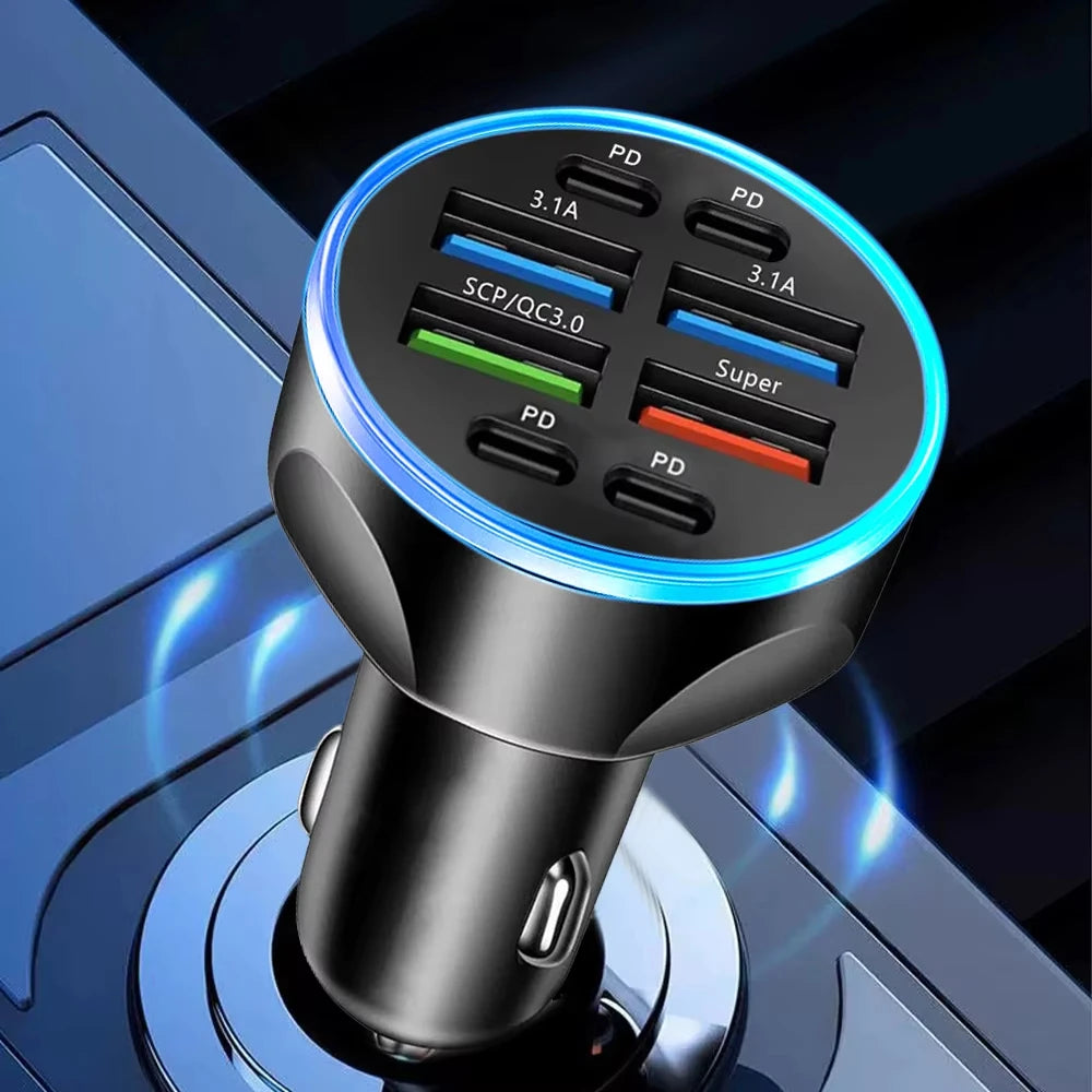Professional Car Charger Usb Pd Type C Quick Charge Adapter