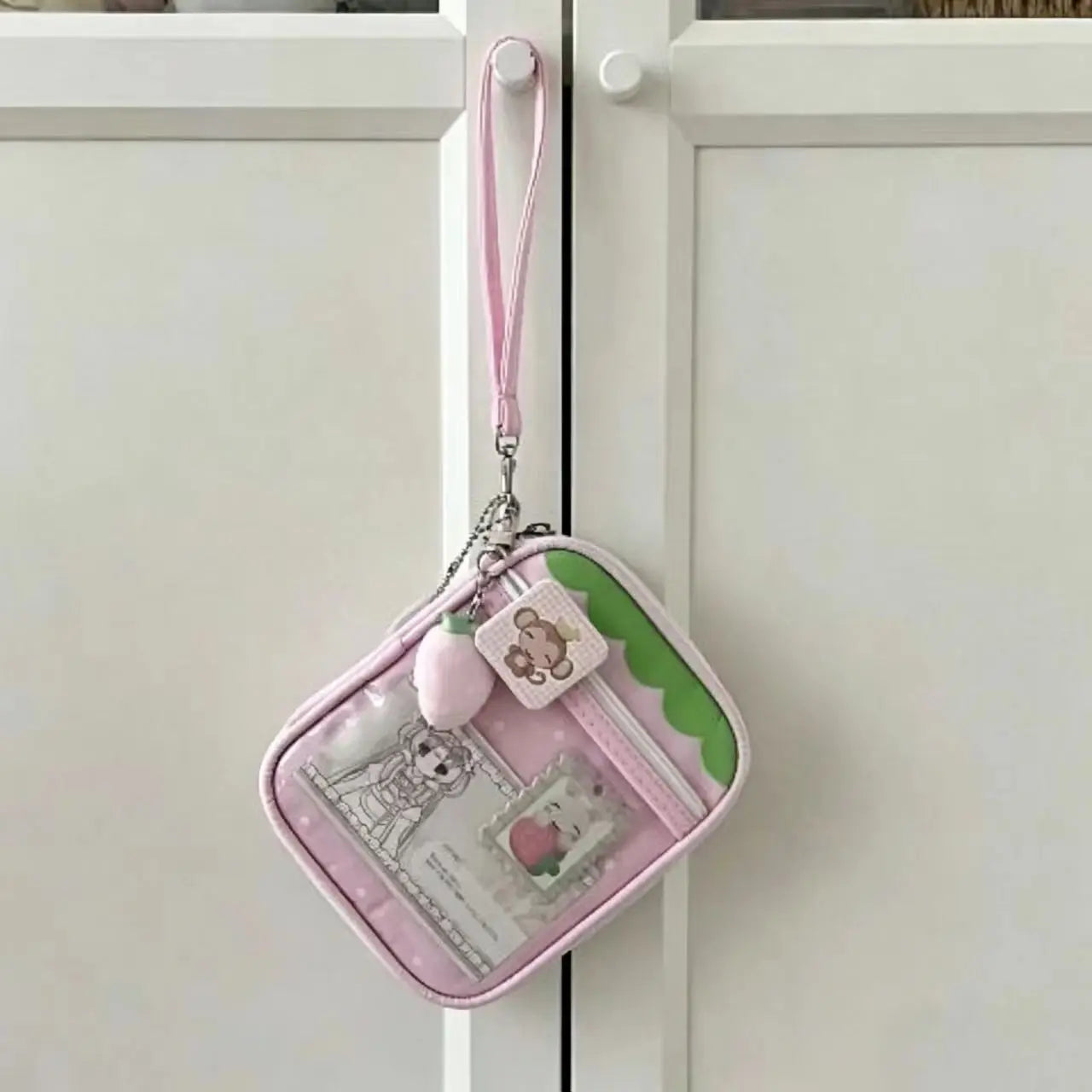 Transparent Window Kawaii Itabag For Anime Badges And Photocards