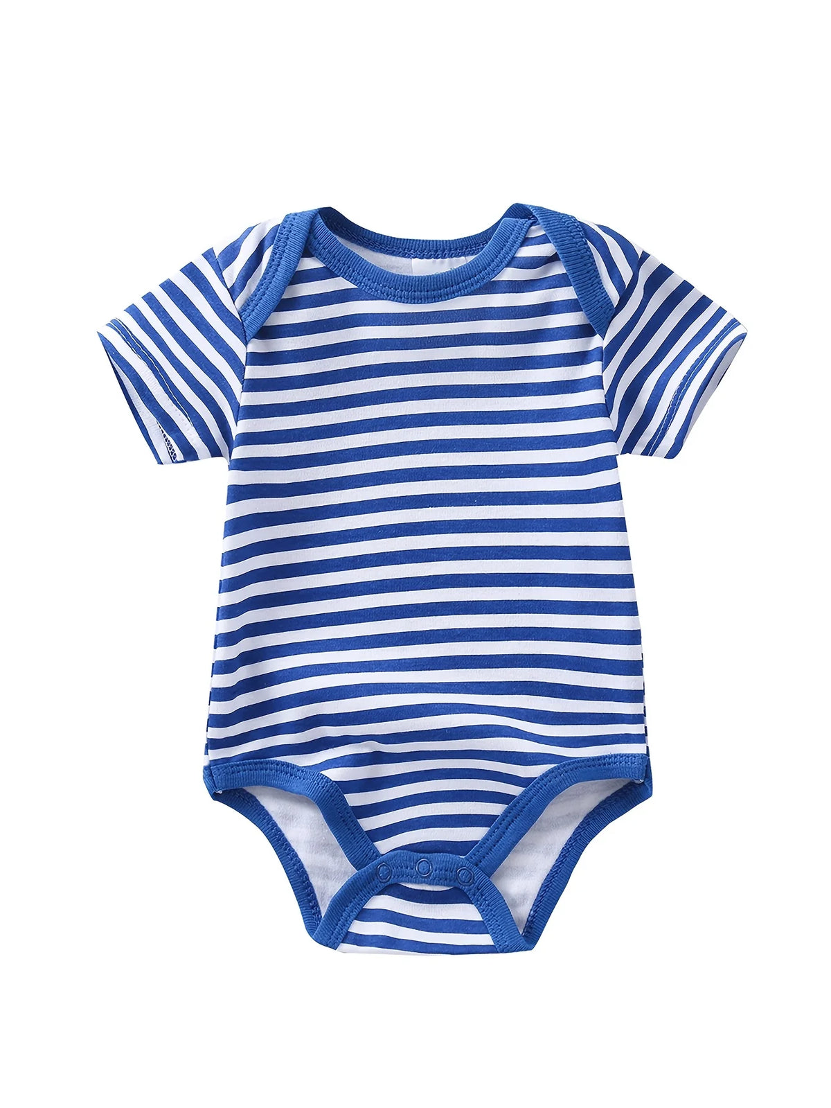 Baby Boy Short Sleeve Romper Set Sailboat Cotton Onesies