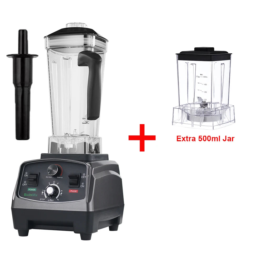 Biolomix Heavy Duty Timer Blender With Tritan Mixing Jar