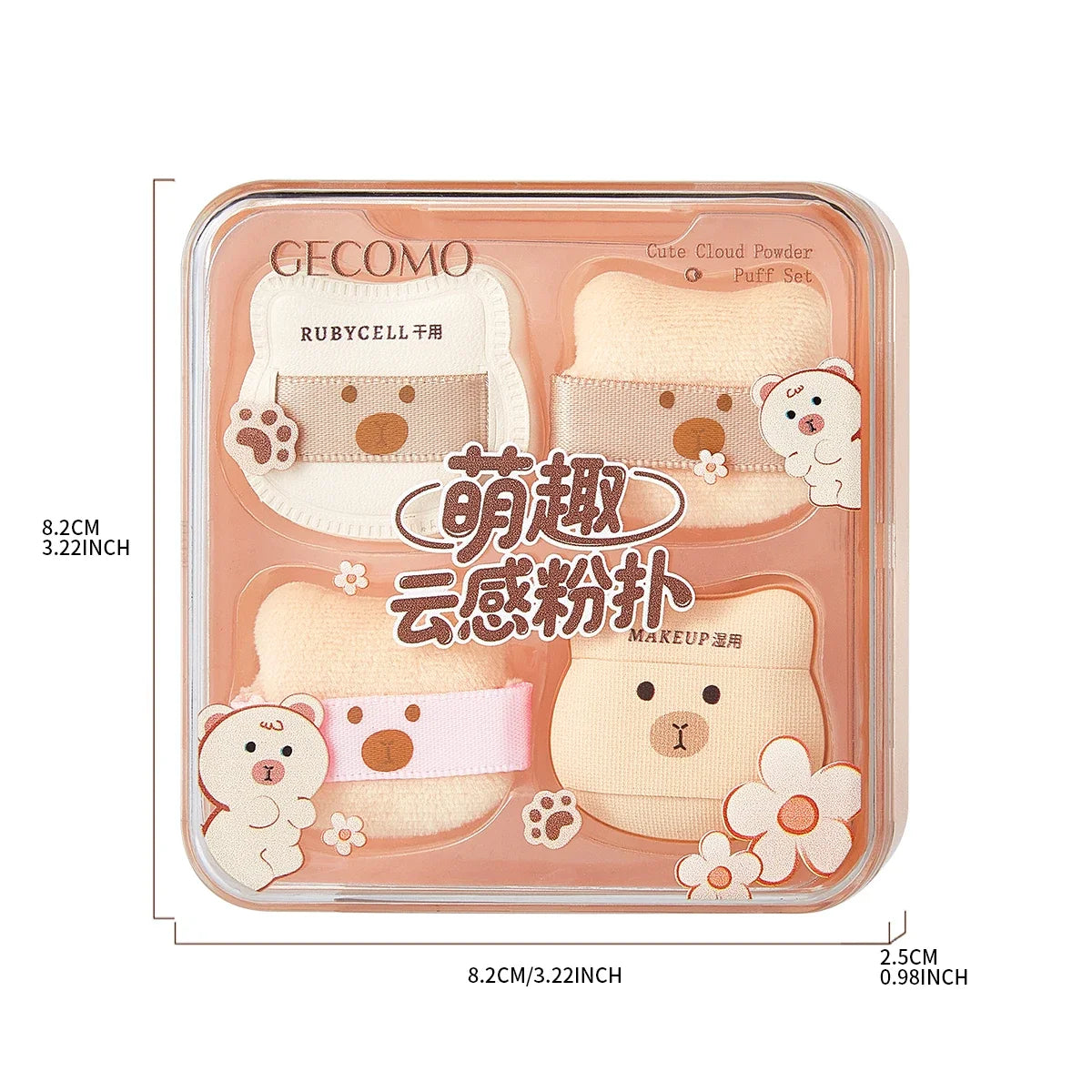 GecomO Soft Air Cushion Powder Puff For Makeup Foundation