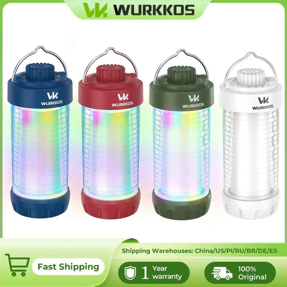 Wurkkos CL01 Mini RGB Rechargeable Flashlight Power Bank 550 Lumens