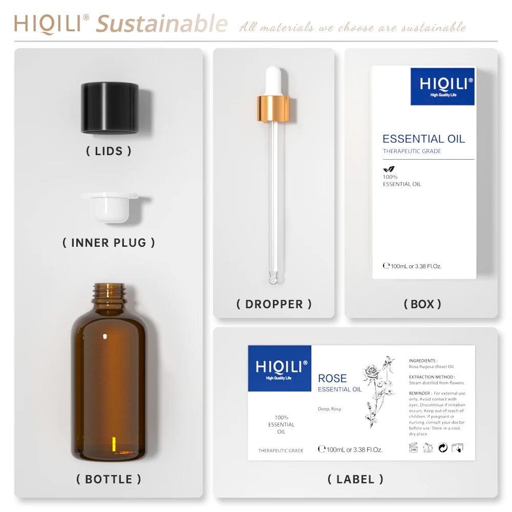 Hiqili Premium Tangerine Essential Oil For Cleansing And Relaxation