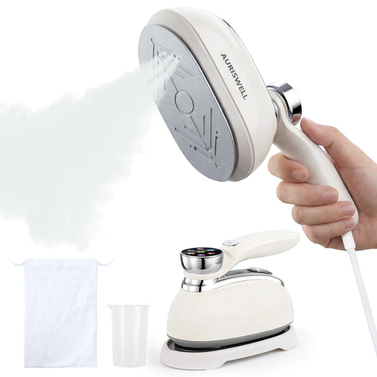 Portable Travel Garment Steamer With LCD Display And Foldable Design