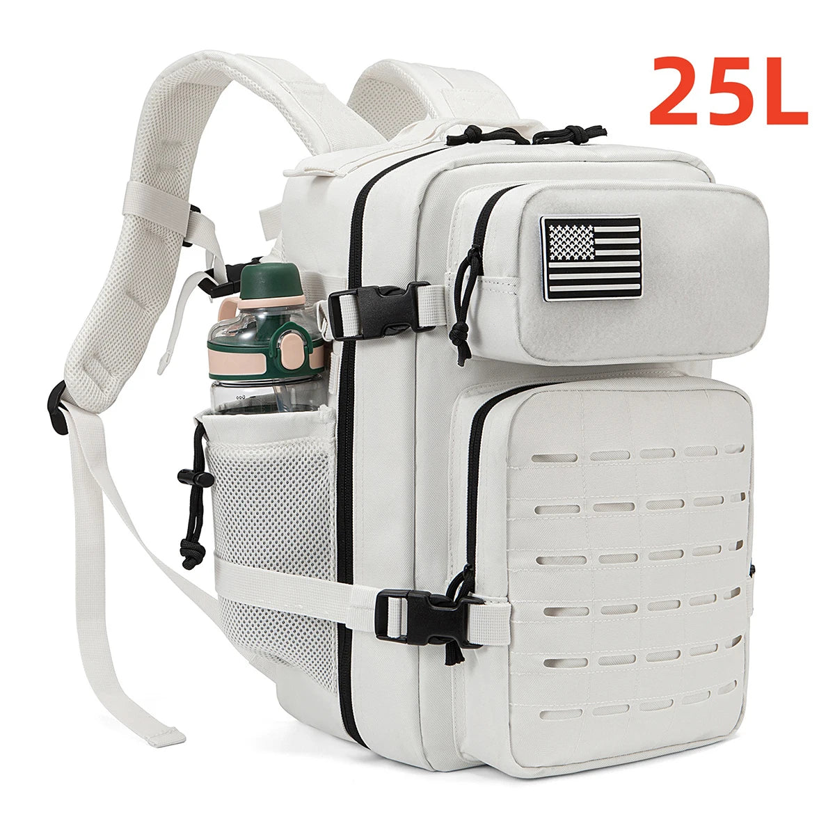 Refi Gear 25L Tactical MOLLE Backpack For Hiking Survival