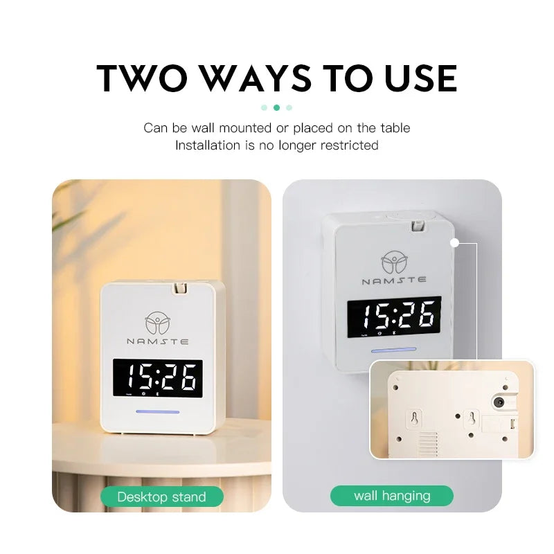 Namste Wall Mount Essential Oil Aroma Diffuser Bluetooth Control