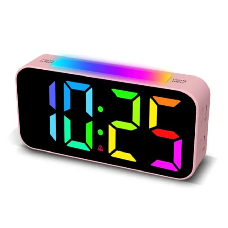 Loud Digital Dual Alarm Clock With Night Light Large Display