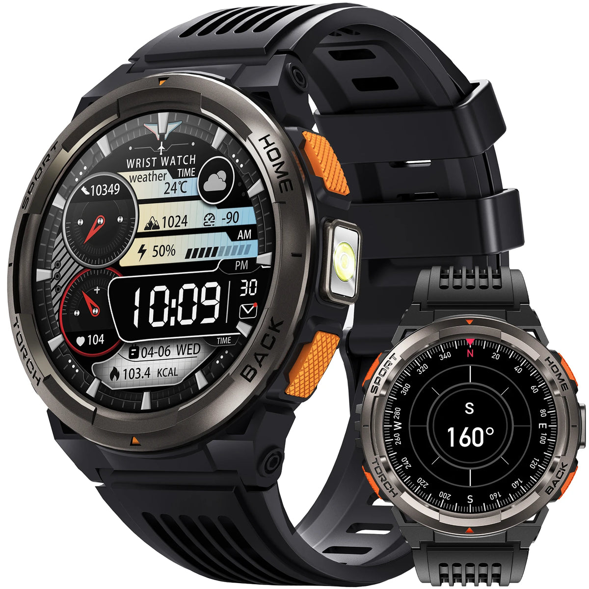 EIGIIS KE5 Smartwatch With Compass Barometer And Waterproof Design