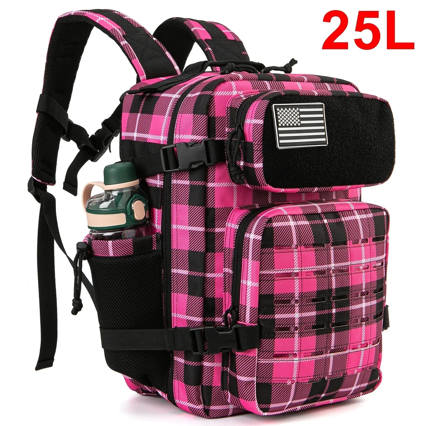 Refi Gear 25L Tactical MOLLE Backpack For Hiking Survival