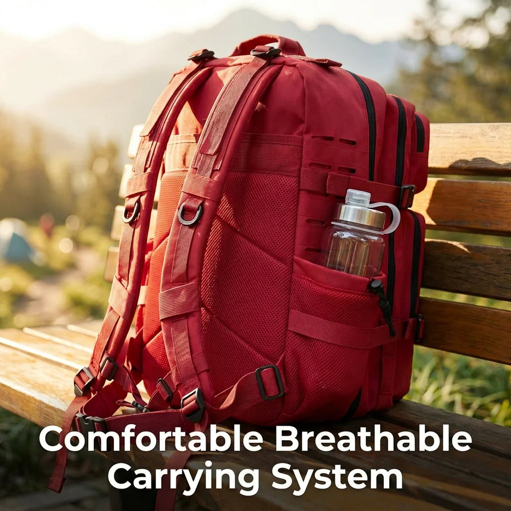 ReFire Gear 45L Tactical Backpack With Dual Cup Holders