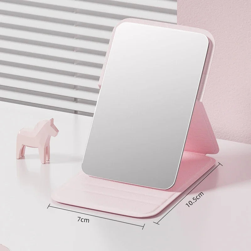 Portable Folding Makeup Mirror For Office And Travel Use