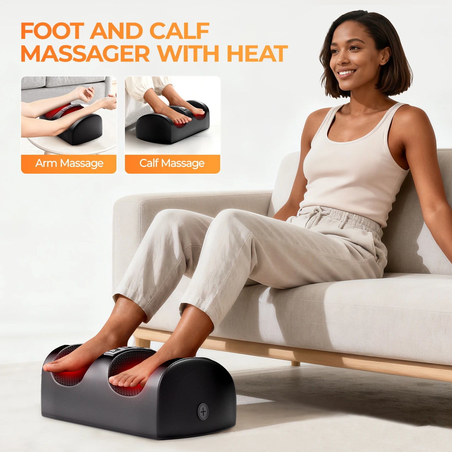 HOMEMASSA Shiatsu Full Body Massage Mat With Heat And Vibration