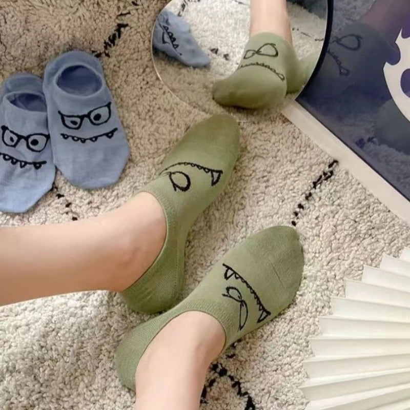 Women's Breathable Invisible Socks 5 Pairs Soft Comfortable Everyday Wear