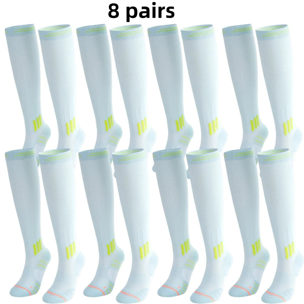 Women Compression Yoga Socks For Summer Fitness Running