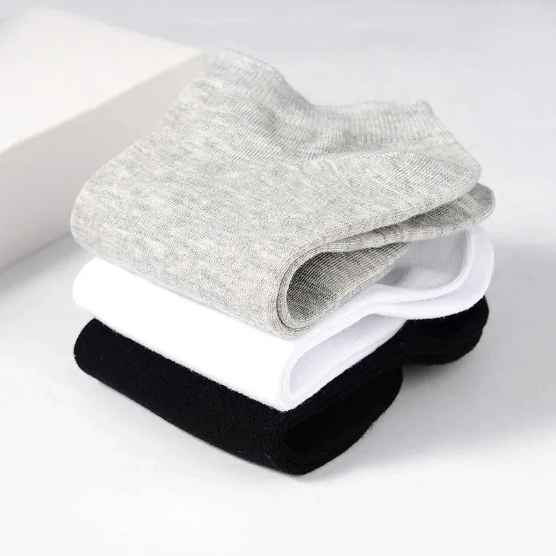Breathable Cotton Ankle Socks Low Cut Sports Casual 10 Pack
