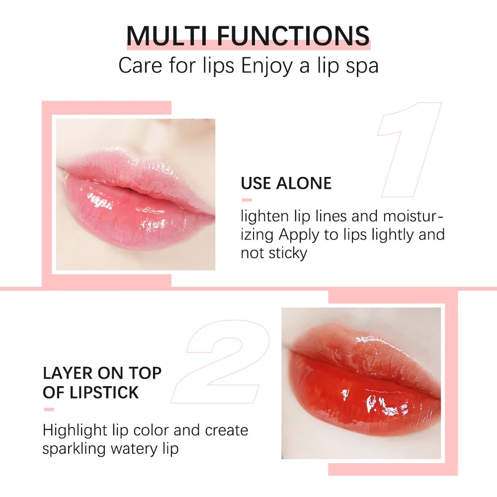 Ibcccndc Hydrating Lip Glow Oil For Plump Glossy Lips