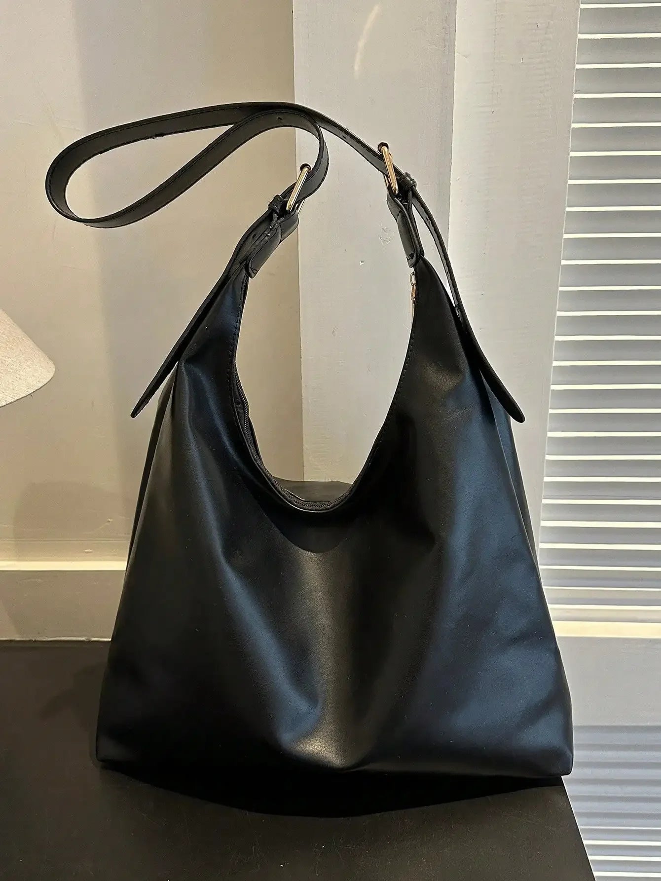 Square Denim Women Crossbody Tote Bag With Large Capacity